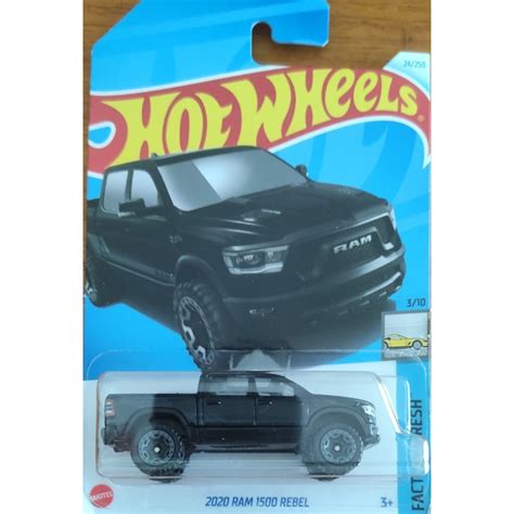 Hot Wheels RAM Rebel Lote E Cartela Longa HTD Shopee Brasil