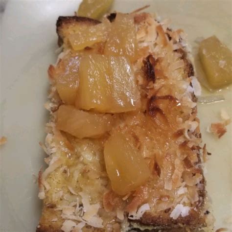 Baked Coconut French Toast With Pineapple Rum Sauce Allrecipes