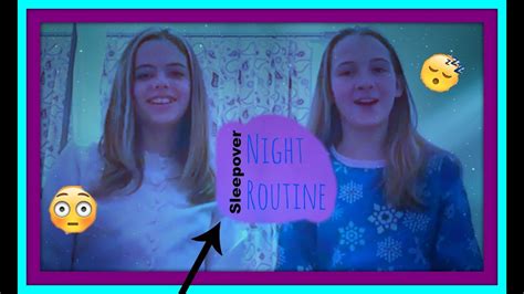 Sleepover Night Routine 😴 Youtube