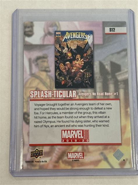 2019 20 Marvel Annual Splash Ticular 3D SSP Avengers No Road Home 1