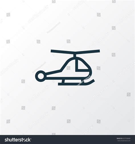 Chopper Outline Symbol Premium Quality Isolated Stock Vector Royalty