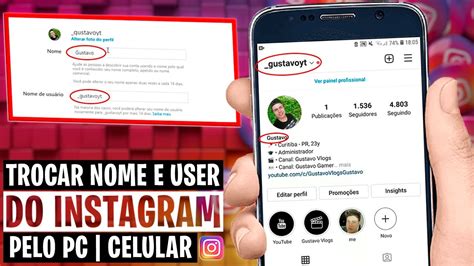 Como Mudar O Nome E O User Usu Rio No Instagram Pelo Pc E Celular Youtube