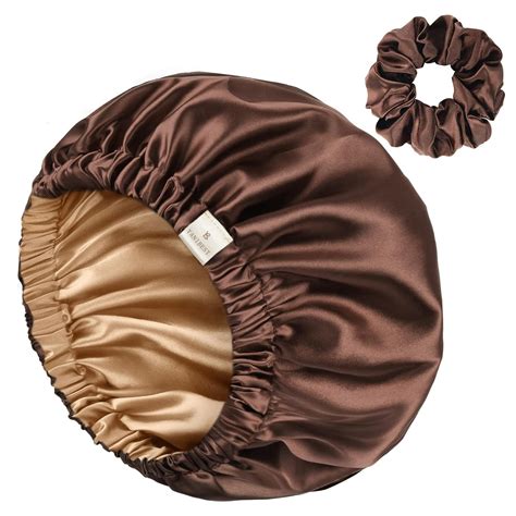 Amazon Yanibest Double Layer Satin Bonnet Silk Bonnet Adjustable