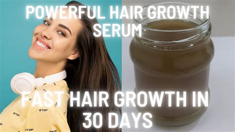 Powerful Hair Growth Serum ⭐ Extreme Hair Growth And Regrow Lost Hair ⭐ Get Double Density In 30