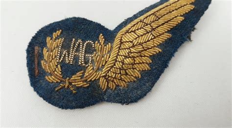 WW2 RAF Wireless Operator Air Gunner Cloth Badge - Sally Antiques