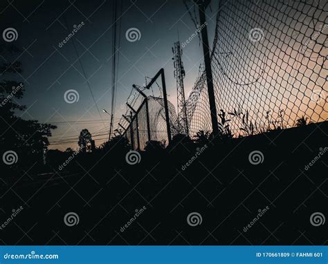 Broken Wire Fence Stock Image Image Of Wire Broken 170661809