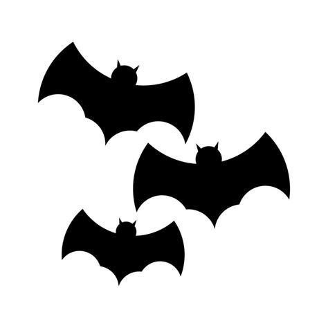 Halloween Bat Silhouette Vector Element , Halloween Celebration Vector ...