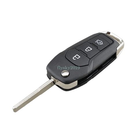 3 Button Flip Remote Key Fob Case Shell For Ford Mondeo MK5 2015 2016