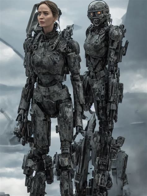 Emily Blunt In Futuristic Power Armor Edge Of Stable Diffusion OpenArt