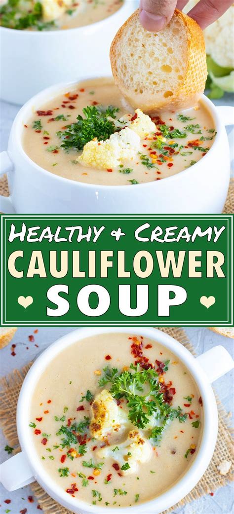 Healthy Cauliflower Soup Recipe Evolving Table Recipe Cauliflower Soup Recipes Creamy