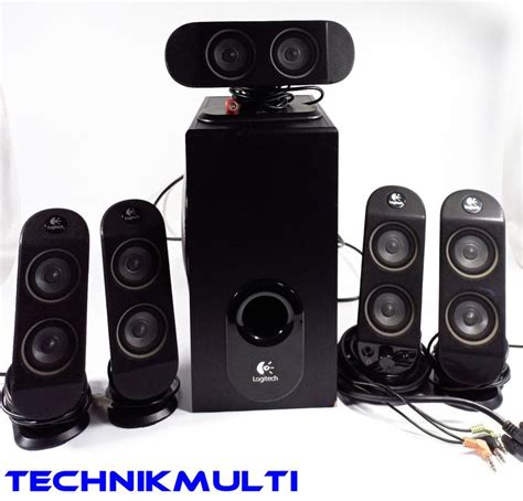 Logitech X 530 5 1 Pc Lautsprechersystem Surround Anlage Aktiv Subwoofer Ebay Logitech