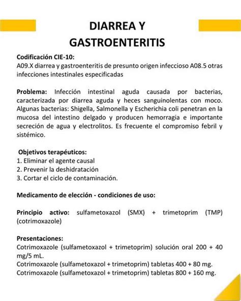 Diarrea y gastroenteritis Apuntes Médicos Diego Israel Tipan MD