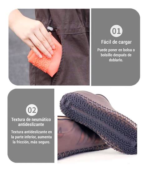 Protector De Zapatos De Silicona Es Impermeable Para Lluvia Cuotas