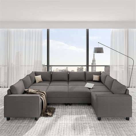 Amazon LLappuil Oversized Modular Sectional Sleeper Sofa