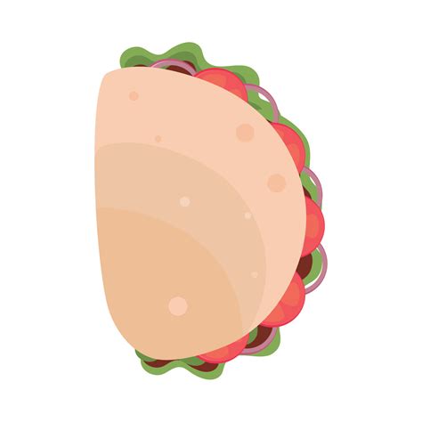 taco fast food 10425128 Vector Art at Vecteezy