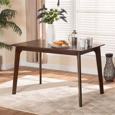 Baxton Studio Seneca Modern Contemporary Dark Brown Finished Wood