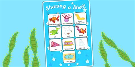 FREE Vocabulary Poster To Support Teaching On Sharing A Shell