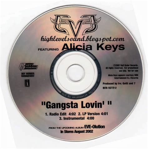 Highest Level Of Music Eve Feat Alicia Keys Gangsta Lovin Promo