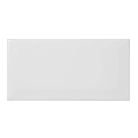 Trentie White Gloss Ceramic Wall Tile Pack Of L Mm W Mm