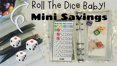 Roll The Dice Baby Mini Savings Challenges Minichallenges Youtube