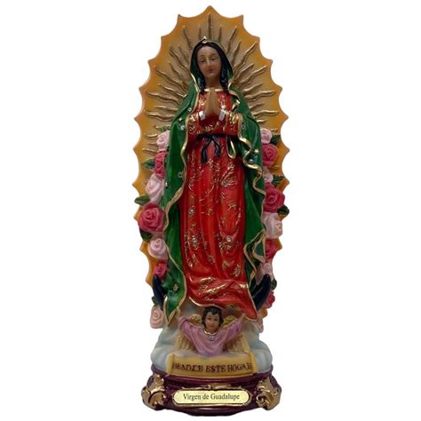 Virgen De Guadalupe Our Lady Of Guadalupe Angels Roses 12 Inch