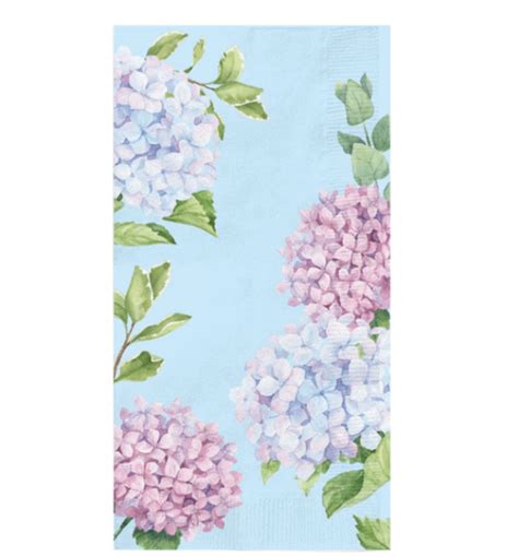 20 Pack Hydrangea Paper Napkins Stoviglie