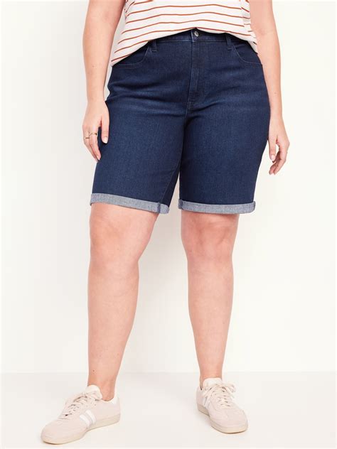 Short Og Taille Haute En Denim Pour Femme Entrejambe De Cm Old Navy