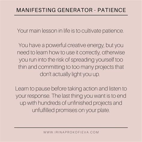 Life Lessons For Manifesting Generators In Human Design