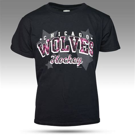 Youth Curtain Black Tee Chicago Wolves Store