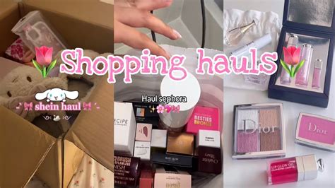 Hauls Tiktok Compilation Shein Brandy Melville Lululemon Sephora