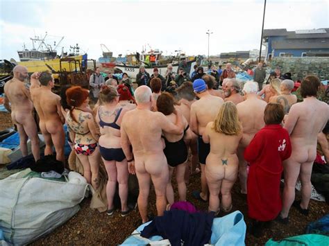 Flash Mob Naked Beach Stunt Aims To Catch The Eye Of Acclaimed Photographer Spencer Tunick