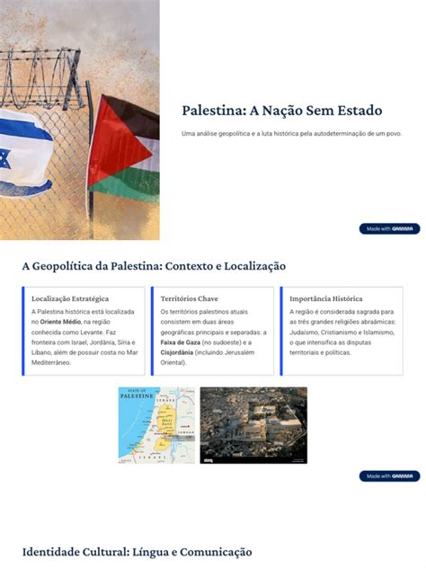 Nacao Sem Estado - Palestina A Nacao Sem Estado | PDF | Palestina (região) | Israel