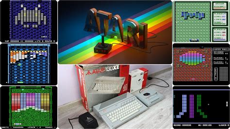 Borsuk Retro Gry TV ATARI XL XE Przegląd Gier z Gatunku ARKANOID