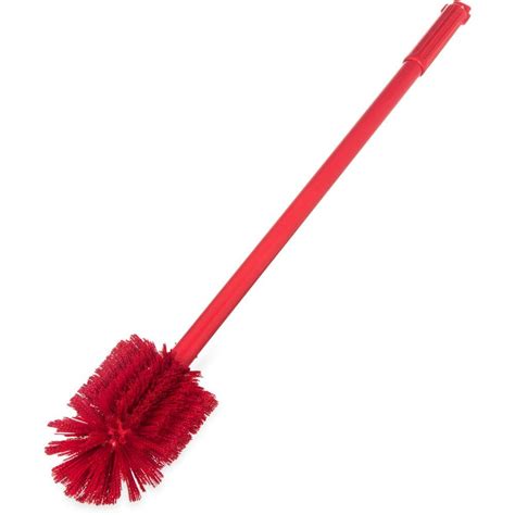 Carlisle Sparta 35 In X 5 In Oval Red Polyester Multi Purpose Valve And Fitting Brush With 24