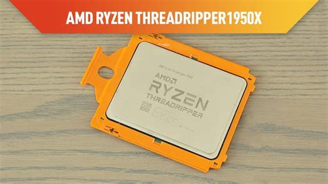 Amd Ryzen Threadripper 1950x İncelemesi Youtube