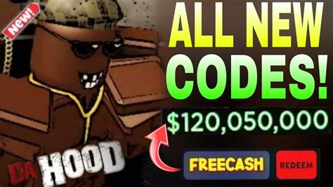 New New Da Hood Redeem Codes 2022 August Da Hood Codes 2022