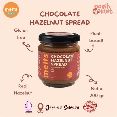 Jual MELTS Chocolate Hazelnut Spread Selai Cokelat Hazelnut Untuk