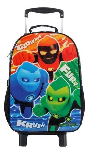 Mochila Escolar Dermiwil Mochila De Rodas Escolar Ghostforce Original