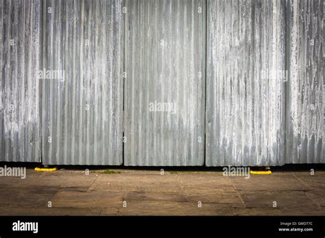 Construction Site Corrugated Iron Fence Hi Res Stock Photography And