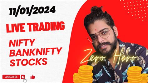 Live Trading 11 Jan 2024 Live Intraday Trading Today Bank Nifty