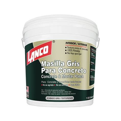 Masilla P Concreto Lanco Cp Texturizada Gris Gl Ferreter A