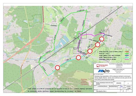 Tymczasowa Organizacja Ruchu Na Dw W M Zielonka Koby Ka Od Km