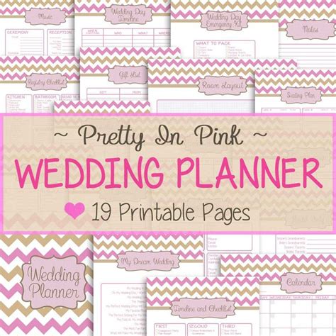 Diy Wedding Planner Binder Printables