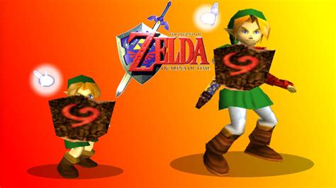 The Legend Of Zelda Ocarina Of Time Young Link To Adult Link In 47