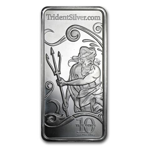 Buy 10 Oz Silver Bar Trident Apmex