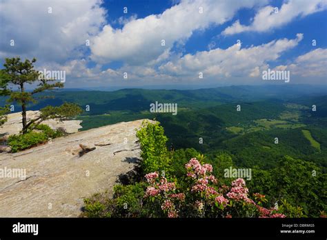 Mcafee Knob Appalachian Trail Roanoke Virginia Usa Stock Photo Alamy