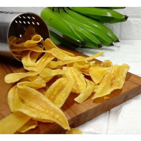 Jual Keripik Pisang Kepok Asin Gurih Cemilan Food Gr Shopee Indonesia