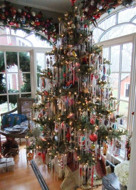 30 Lovely Christmas Tree Lights Decoration Ideas In 2020 Vintage