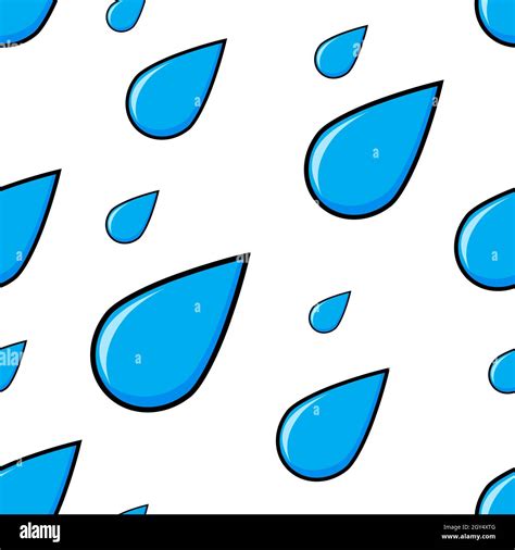 Rain Falling Animated Clip Art