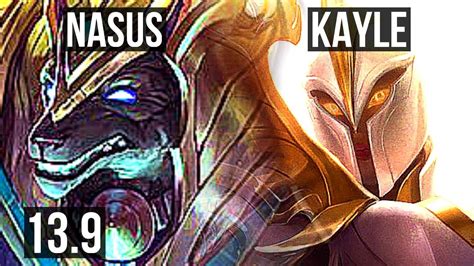 Nasus Vs Kayle Top Rank 7 Nasus 626 Dominating Kr Challenger